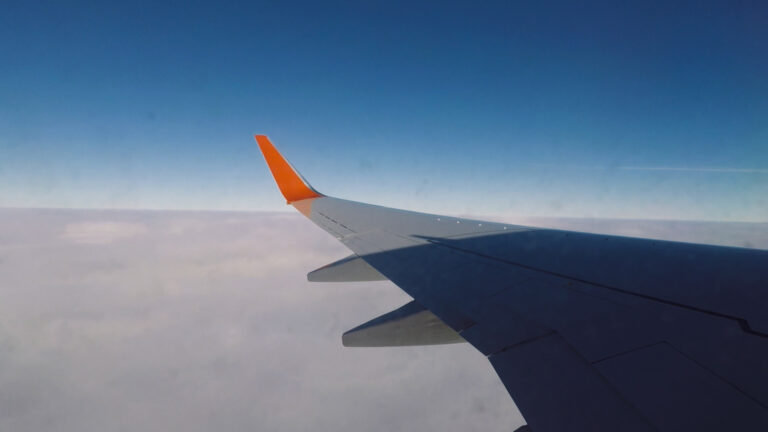 Thumbnail for vlog - views from the airplane to Bangkok