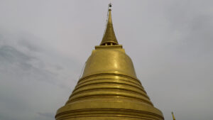 Visiting temples in Bangkok, Thailand