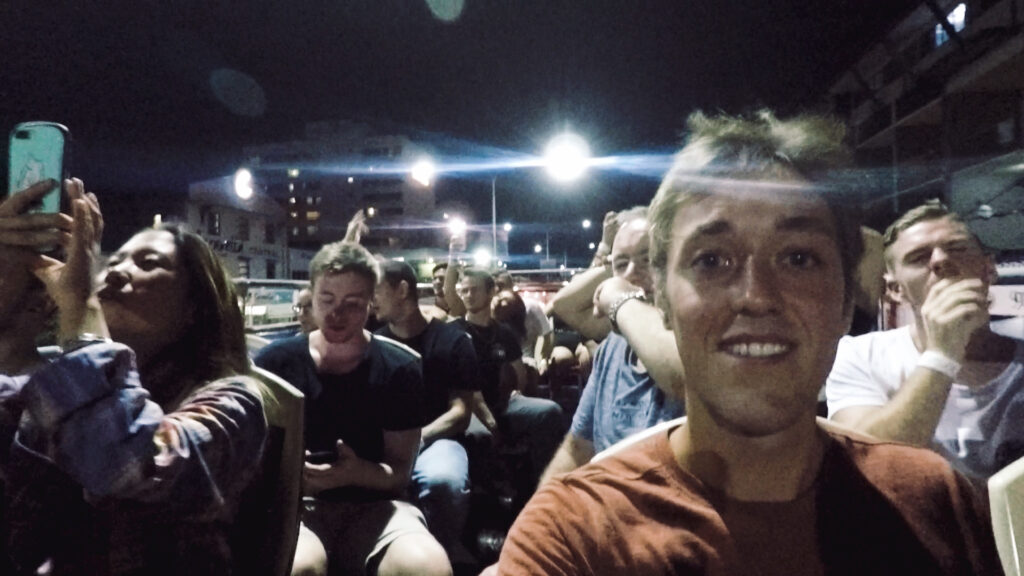 Thumbnail for vlog - on the party-bus in Cairns 