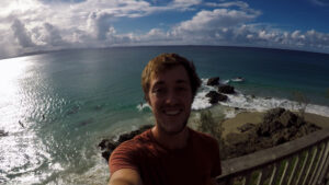 Thumbnail for vlog - Standing at the Byron Bay Lookout