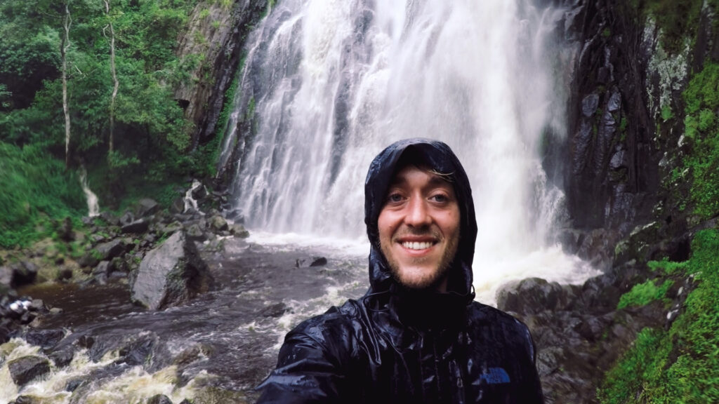 Efrata waterfall on Samosir, Indonesia
