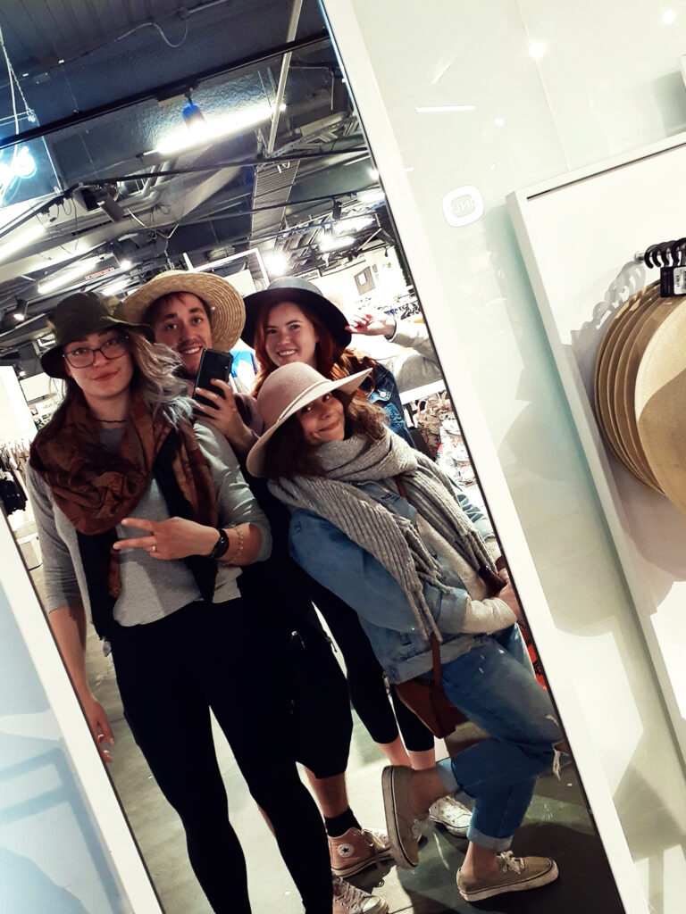 Shopping in Melbourne with Friends