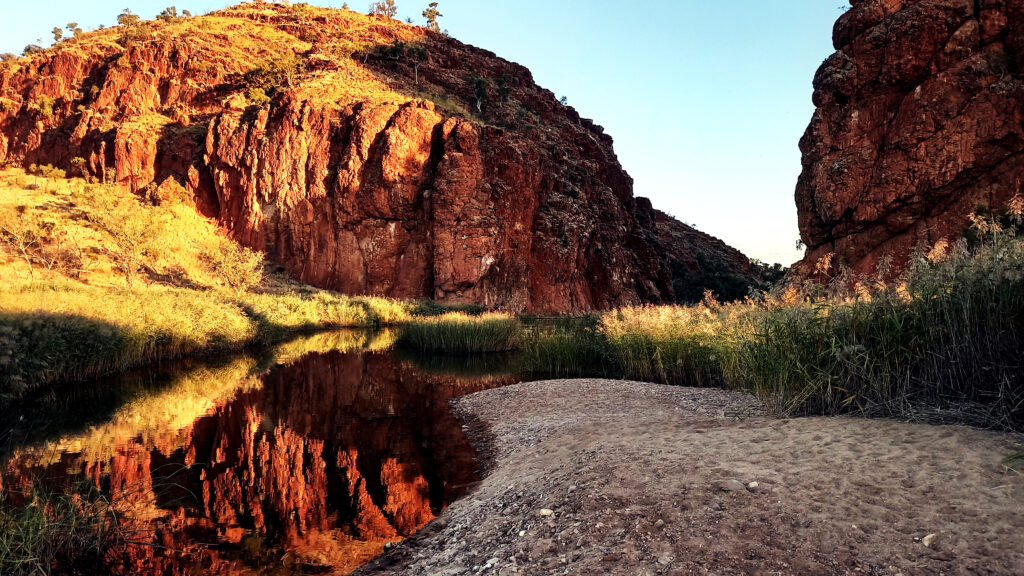 Our views while hiking the Larapinta Trail - Northern Territory, Australia
