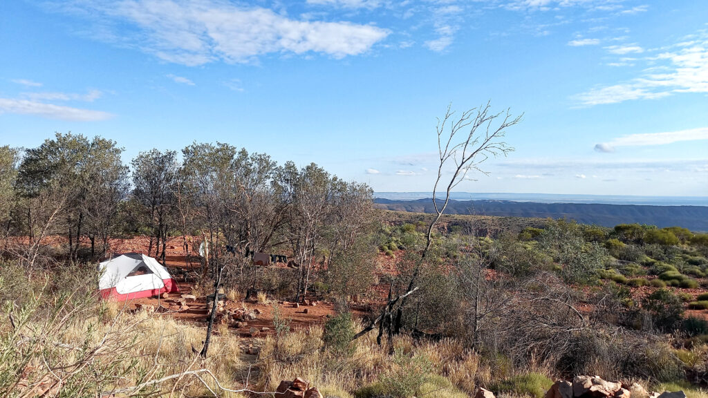 Our views while hiking the Larapinta Trail - Northern Territory, Australia