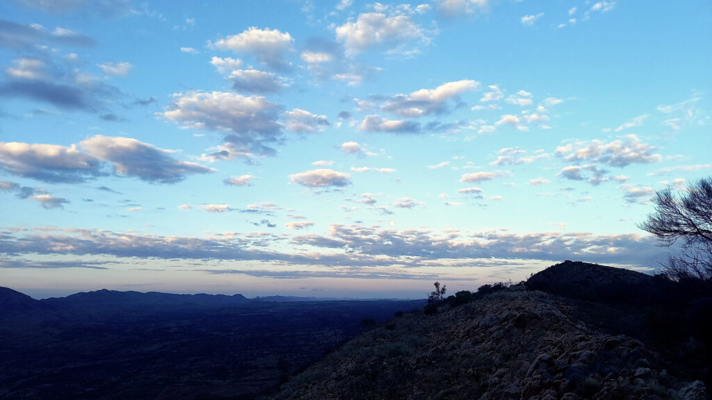 Our views while hiking the Larapinta Trail - Northern Territory, Australia