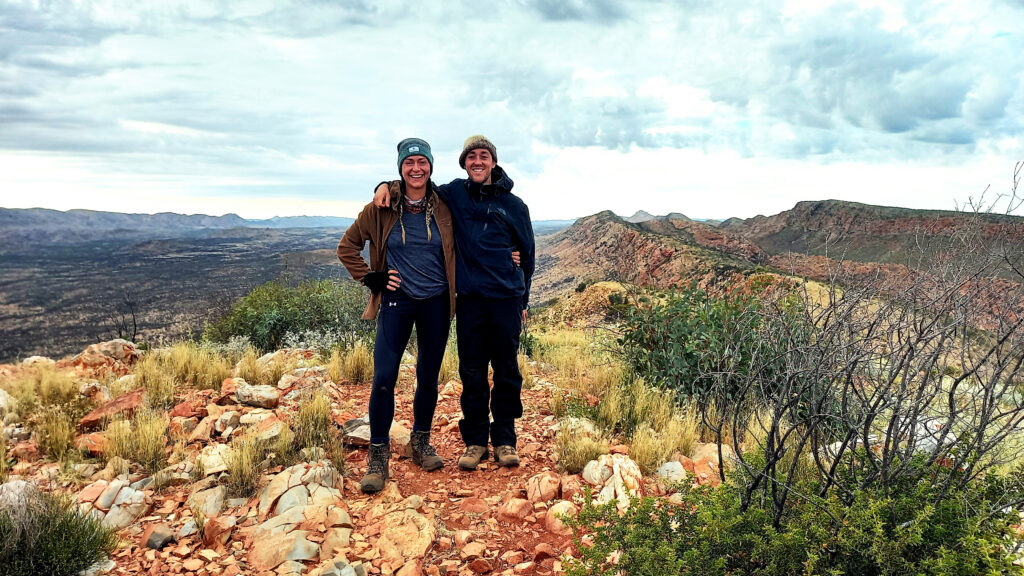 Our views while hiking the Larapinta Trail - Northern Territory, Australia