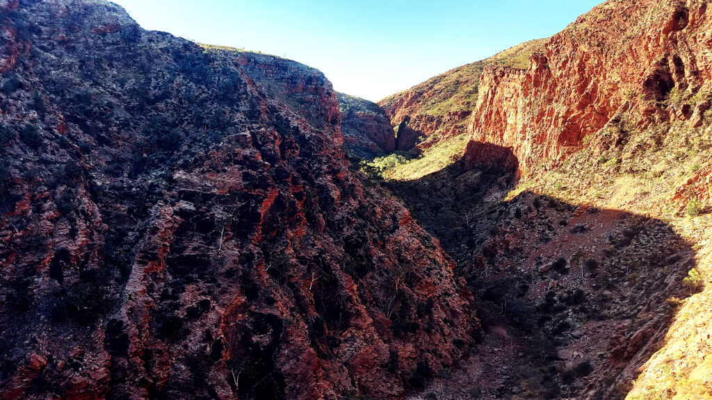 Views while hiking the Larapinta Trail