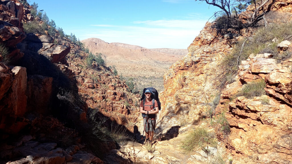 Yentl Doggen on the Larapinta Trail