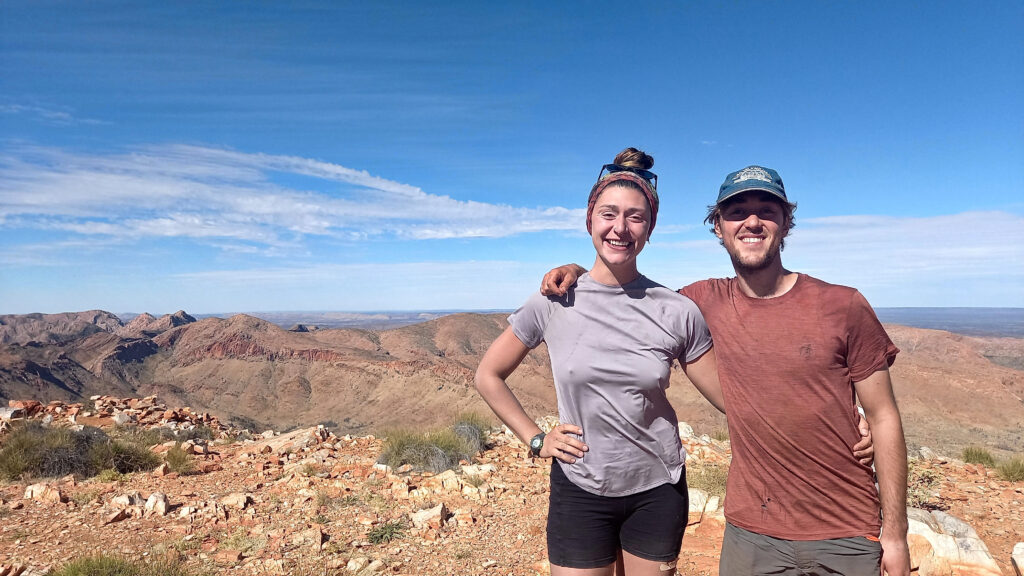 Jesse and Yentl on Brinkley Bluff