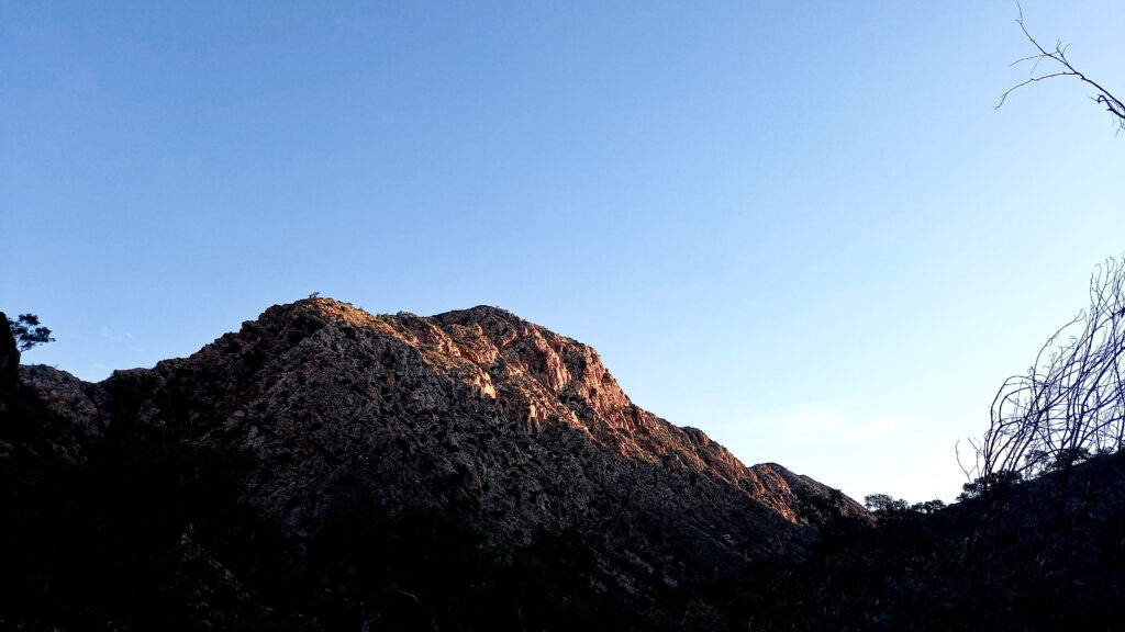 Mountain views on the larapinta trail