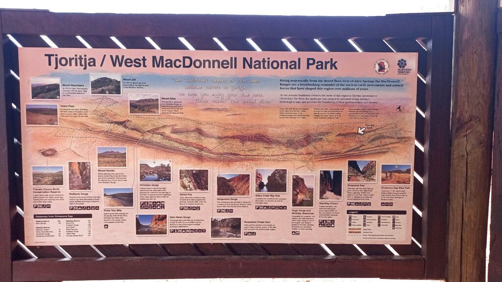 West MacDonnell National Park trailhead