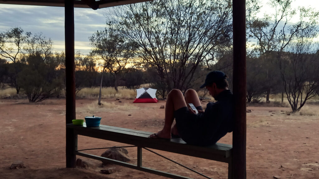 Reception on the Wallaby Gap camping site