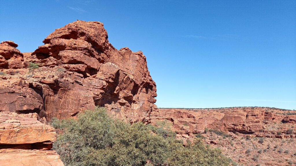 Lookout point in the Kings Canyon, Northern Territory 