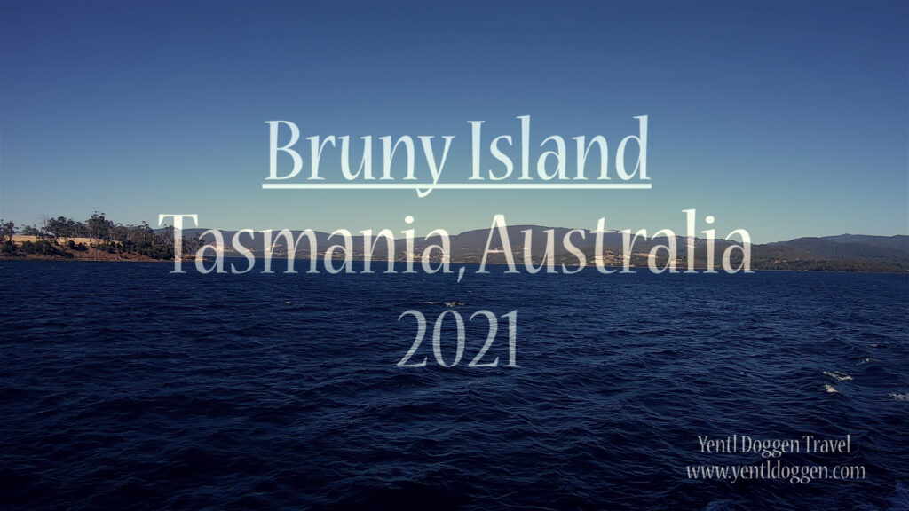 The thumbnail for the Bruny Island video in Tasmania, Australia 