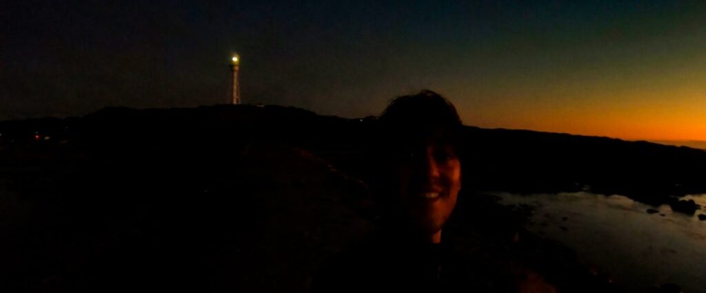 Sunset at the Currie Lighthouse on King Island