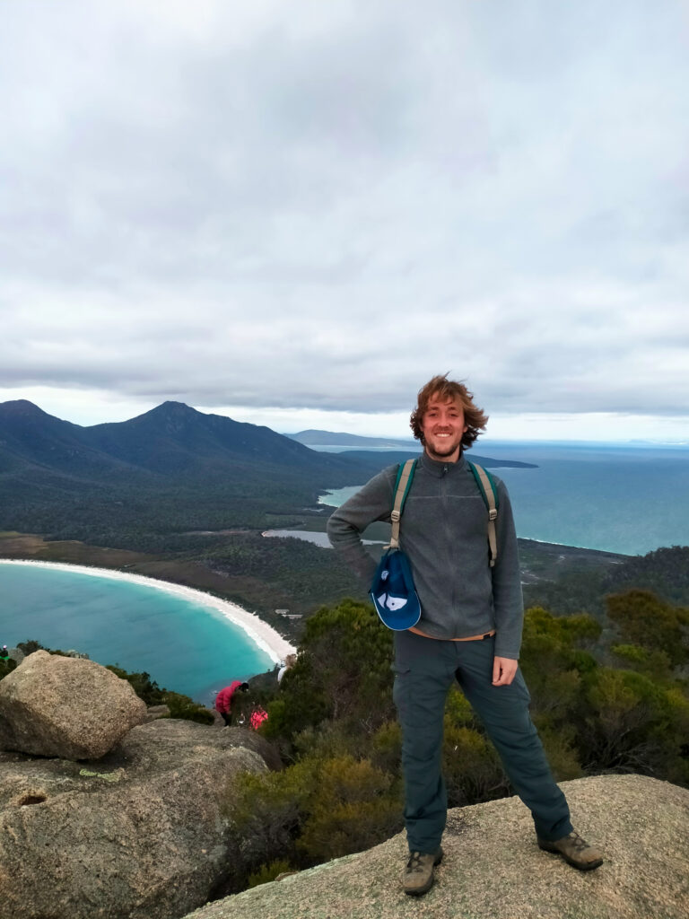 The Wineglass Bay Lookout in Freycinet National Park