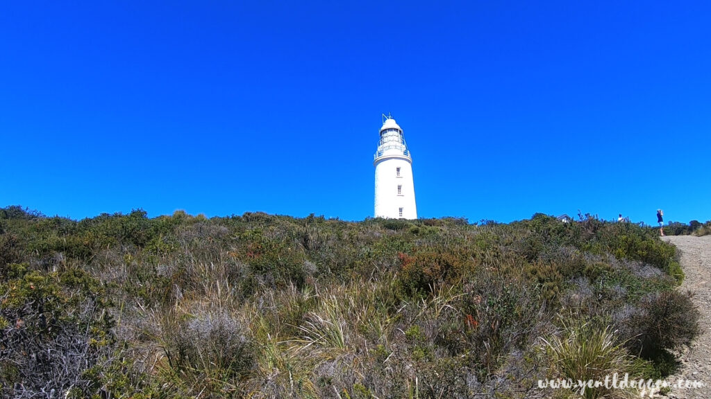 The Bruny Lighthouse on Bruny Island in Tasmania