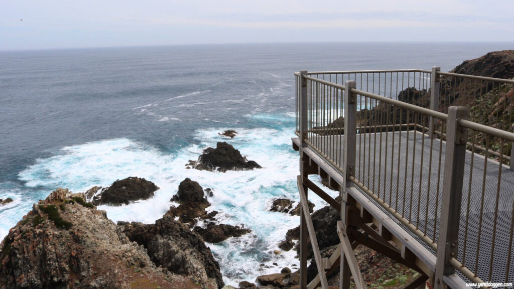 View point at Seals Rock on King Island