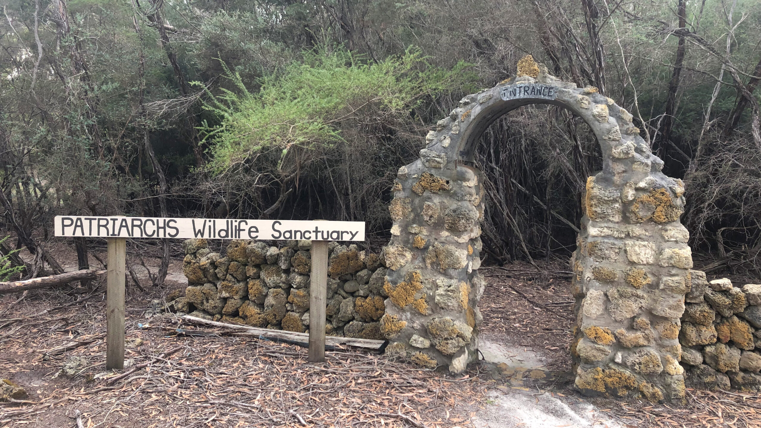 The entrance of the Flinders Island Wildlife sanctuary