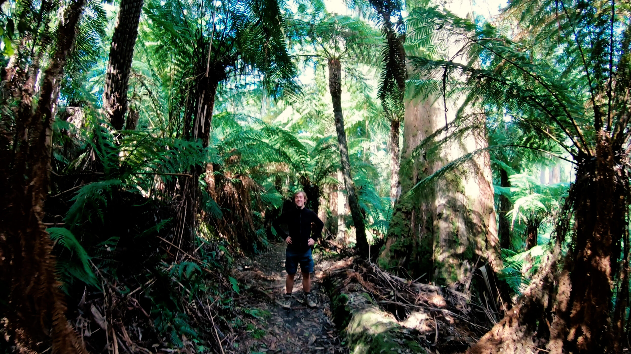 Yentl Doggen posing in a National Park in Australia