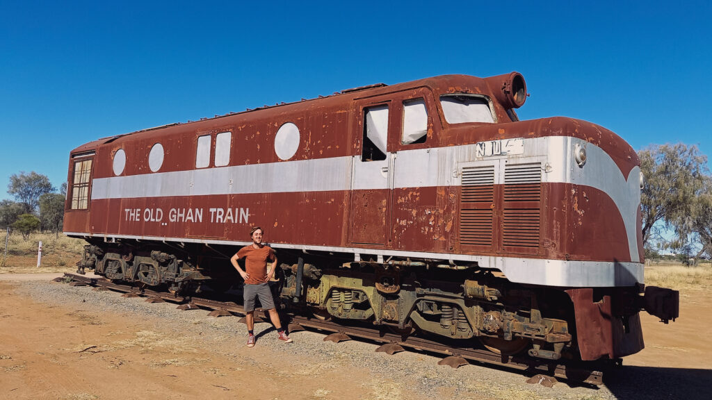 The old Ghan train in Alice Springs - Yentl Doggen
