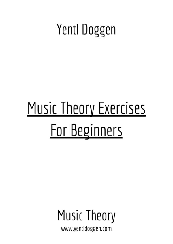 The Thumbnail for the beginner music theory exercises