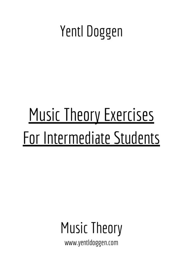 The thumbnail for the intermediate music theory exercises