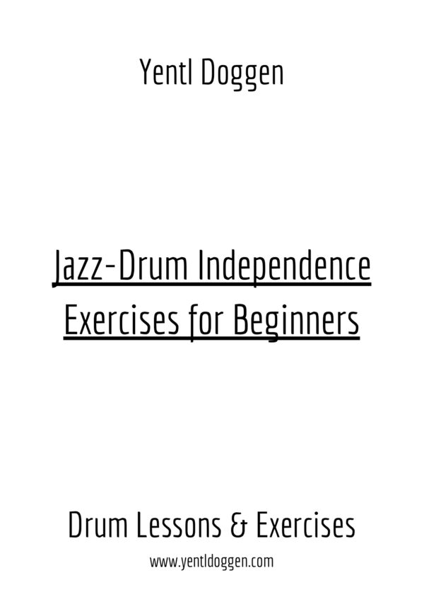 Jazz drum independence exercises for beginners