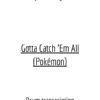 Gotta Catch 'Em All (Pokémon) - Jason Paige - Drum Transcription