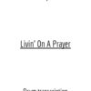 Livin' On A Prayer - Bon Jovi - Drum Transcription | PDF Download