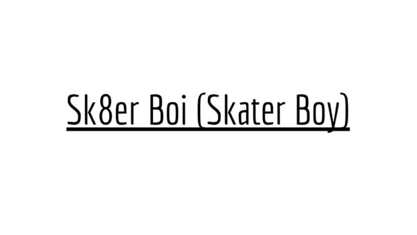 Sk8er Boi (Skater Boy) - Avril Lavigne - Drum Transcription | PDF download