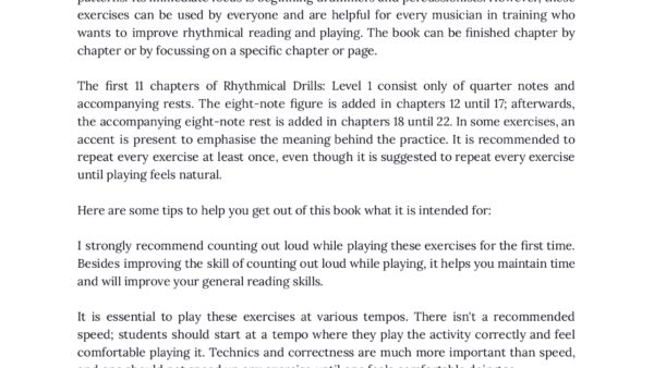 Example of Rhythmical Reading Level 1