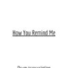 How You Remind Me - Nickelback - Drum Transcription | PDF download
