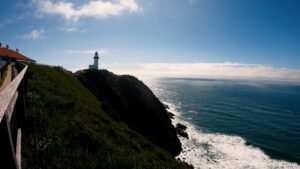 Byron Bay Lighthouse on Rocks