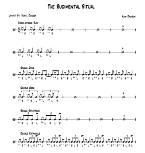 The Rudimental Ritual - Free PDF Download - Alan Dawson