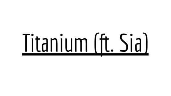 Titanium (ft. Sia) - David Guetta - Drum Transcription PDF download