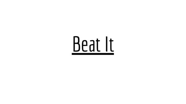 Beat It - Michael Jackson - Drum Transcription PDF download